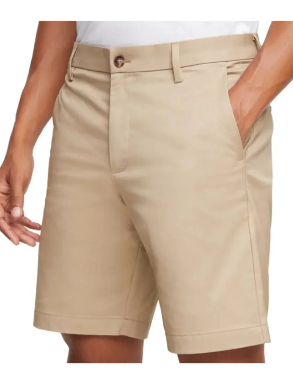 Banana Republic Men's Stretch Chino Shorts Khaki Size 40